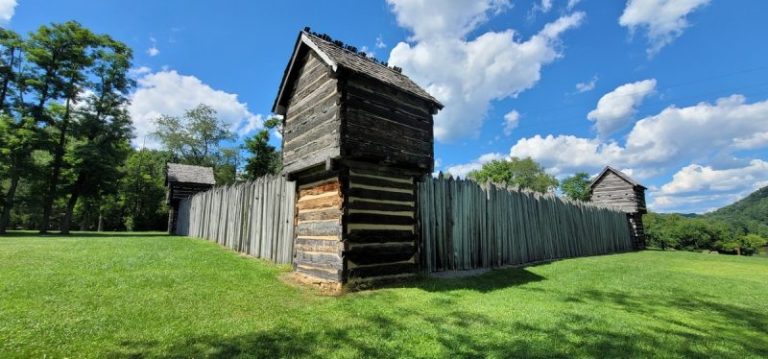 Pricketts Fort serves as the centerpiece for Pricketts Fort State Park