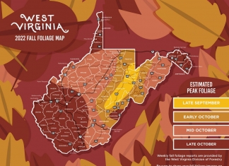 The W.Va. Division of Forestry predicts peak fall foliage will emerge in late September in the Allegheny Mountains.