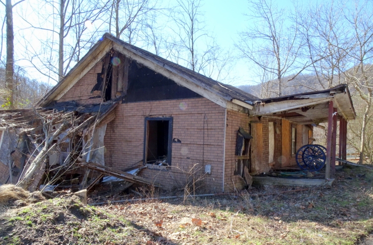 The Billy Joe Adkins home is among those slated for demolition.