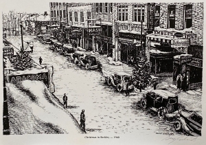 Main Street in Beckley in 1940 by Seay Earehart