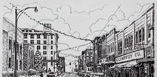 Christmas in Beckley in 1960 by Seay Earehart