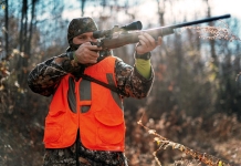 Hunters are reminded to wear at least 400 square inches of blaze orange when hunting.
