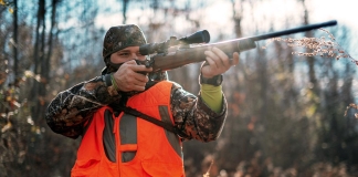 Hunters are reminded to wear at least 400 square inches of blaze orange when hunting.