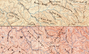 Topographic maps from the 1890s name Gooney Otter Creek "Gone Otter."