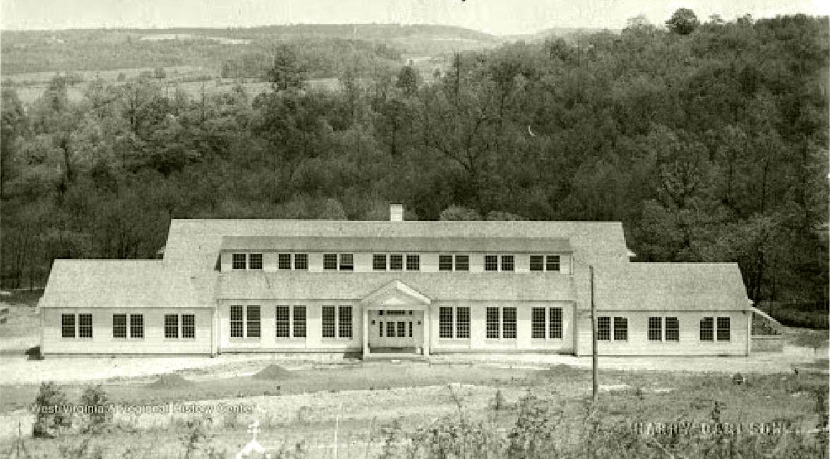 The new West Virginia Historic Preservation Center will be located in the historic high school building at Arthurdale, West Virginia.