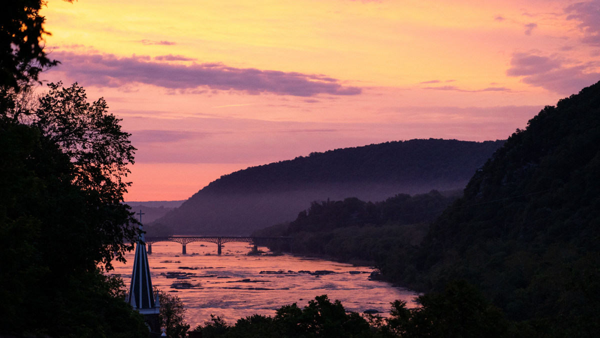Shenandoah River at Harpers Ferry, West Virginia