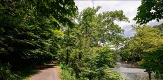 Greenbrier River Trail near Lewisburg