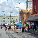 Crowd at West Virginia Bigfoot Festival