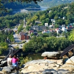 Harpers Ferry from Maryland Heights by Rick Burgess