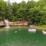 Boaters at Summerville Lake