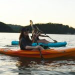 Kayakers On The Ohio River in West Virginia