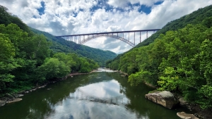 New River Gorge Bridge from New River