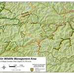 Map of Tomblin Wildlife Management Area WV