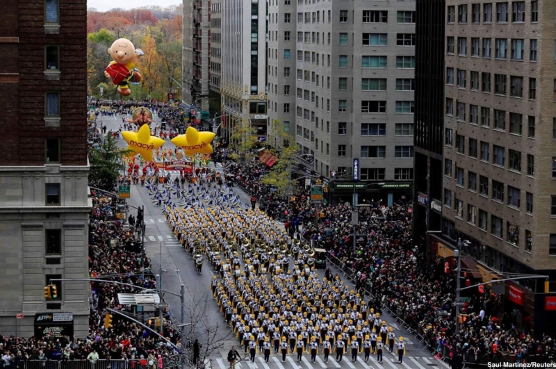 WVU At Macys Parade in West Virginia