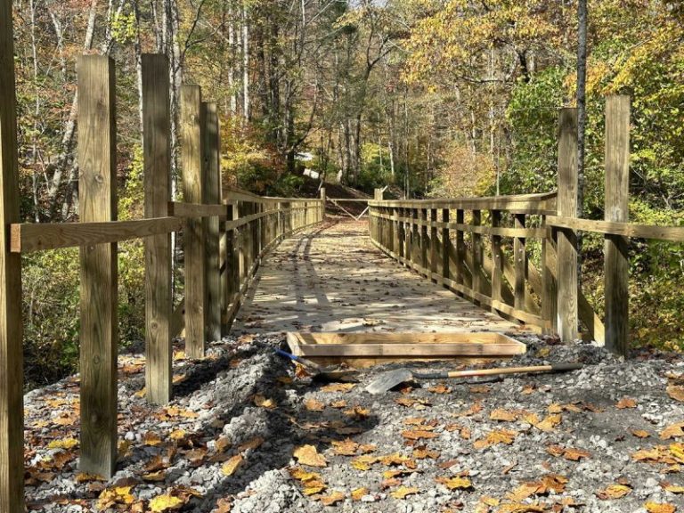 Bridge On Clear Fork Rail Trail in West Virginia