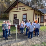 Dunlow Depot Marker Dedication
