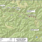 Map of Clear Fork Rail Trail