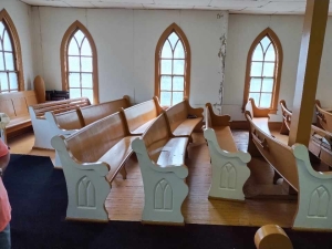 Interior of New Salem Baptist Church