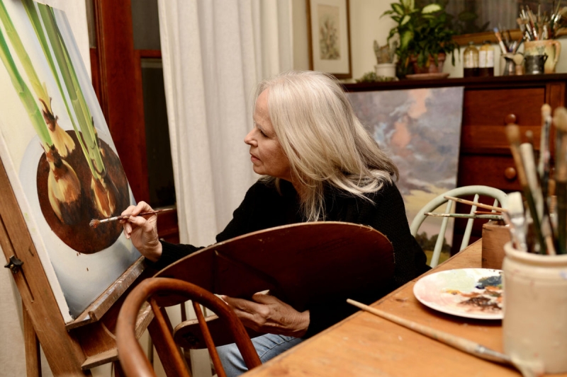 Suzie Siders Cole In Her Kanawha Valley Studio in West Virginia