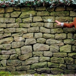 Sibray visits historic stone wall