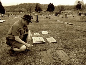 David Sibray at Pancake Grave