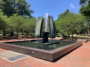 The Marshall University Memorial Fountain