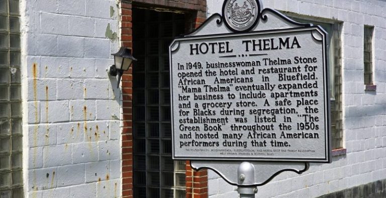 Hotel Thelma Historic Marker in West Virginia