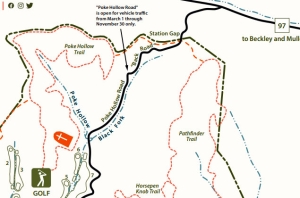 Poke Hollow Trail Map