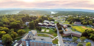 Shepherd University With Blue Ridge In Distance