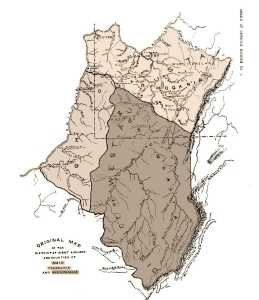 Map of the District of West Augusta