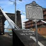 National Road at Wheeling Suspension Bridge