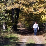 Sibray walks Salt Sulphur Springs Turnpike