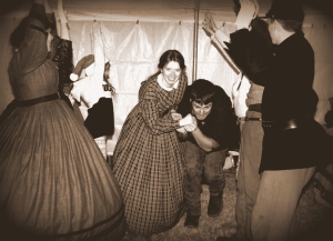 Volunteers dance a period piece at Harpers Ferry