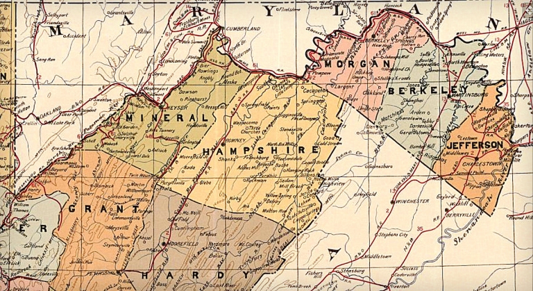 Here's how West Virginia's unique eastern panhandle came to be - West ...