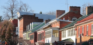 Building on Main Streeet in Shepherdstown West Virginia