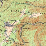 1913 USGS Map showing Stanaford, West Virginia