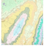 Bedrock map of Canaan Valley