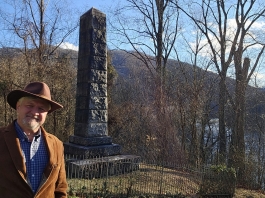 David Sibray at Beury Monument