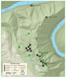 Trail Map of Grandview NPS