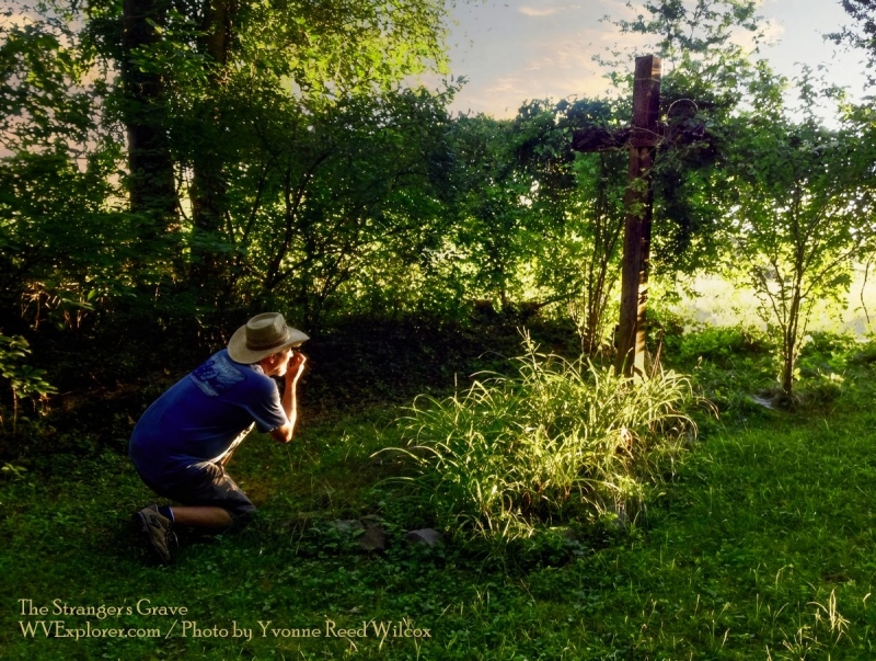 David Sibray At The Strangers Grave