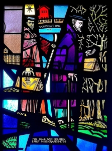 Gallitzin image in Stained Glass