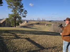 David Sibray At Benedict Haid Farm