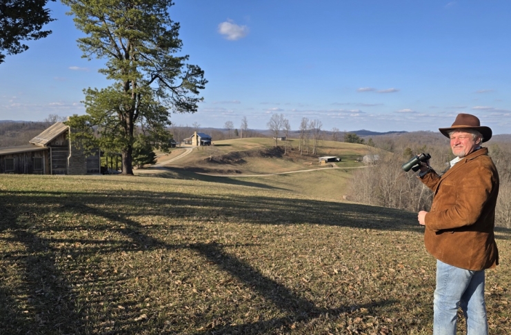 David Sibray At Benedict Haid Farm