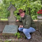 West Virginia Explorer editor David Sibray visits the grave of the unknown priest on Glen Dale Heights, West Virginia.