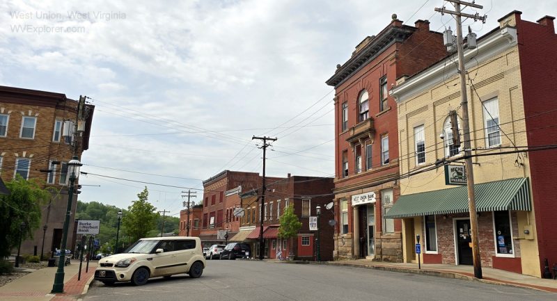 West Union, West Virginia, remains a quaint historic town on the Middle Island Creek.