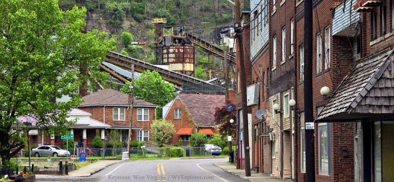 v=The Coal Heritage Byway (US-52) is the main road through Keystone, W.Va.