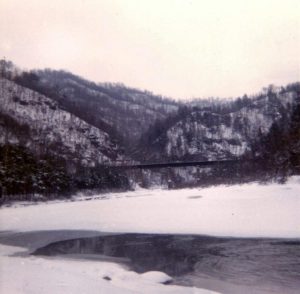 The mouth of the Salt River appears in the middle distance beyond a railroad bridge, which has since been removed.