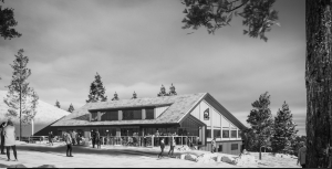 Architects rendering of new Shavers Center