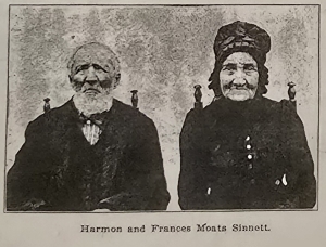 Harmon and Francis Sinnett were early settlers in Ritchie County, West Virginia.
