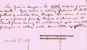 One of the threatening notes John received after he turned againststatehood.